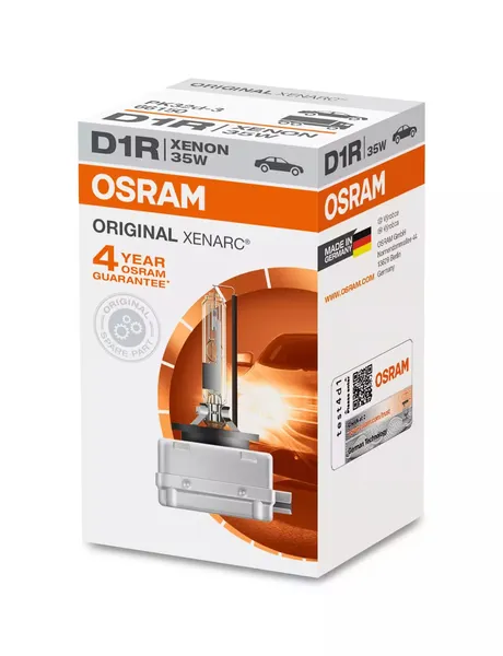 Лампа автомобильная D1R (35W PK32D-3) XENON (XENARC) ORIGINAL 4300K 85V OSRAM