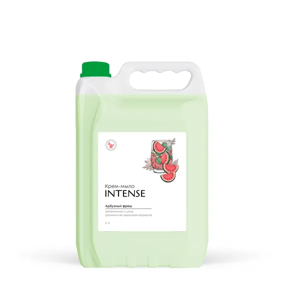 Жидкое крем-мыло INTENSE арбузный фреш 5 л. увлажняющее Clean&Green CG8149