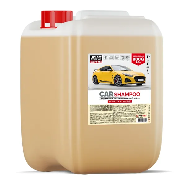 Автошампунь для б/к мойки AVS "Active Foam" 1:8-12 800G SLIGHTLY ALKALINE 20 кг