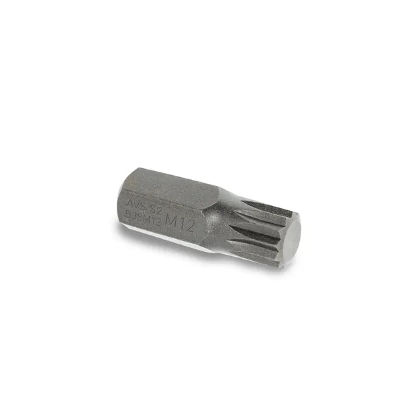 Вставка 3/8" SPLINE M12, длина 30 мм AVS B38M12