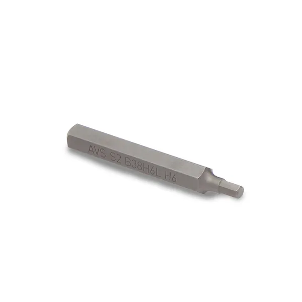 Вставка 3/8" шестигранная 6 мм, длина 75 мм AVS B38H6L