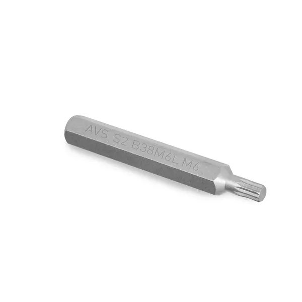 Вставка 3/8" SPLINE M6, длина 75 мм AVS B38M6L