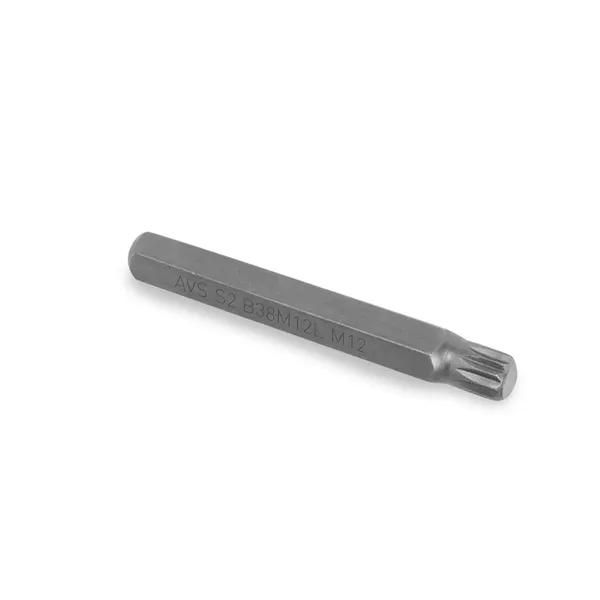 Вставка 3/8" SPLINE M12, длина 75 мм AVS B38M12L