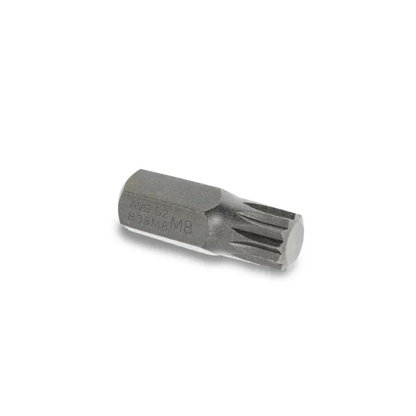 Вставка 3/8" SPLINE M8, длина 30 мм AVS B38M8