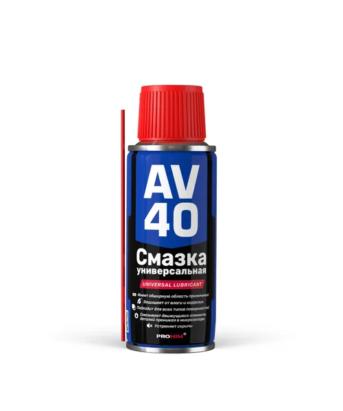 Смазка многофункциональная проникающая AV-40 (аэрозоль) 140 мл AVS AVK-962