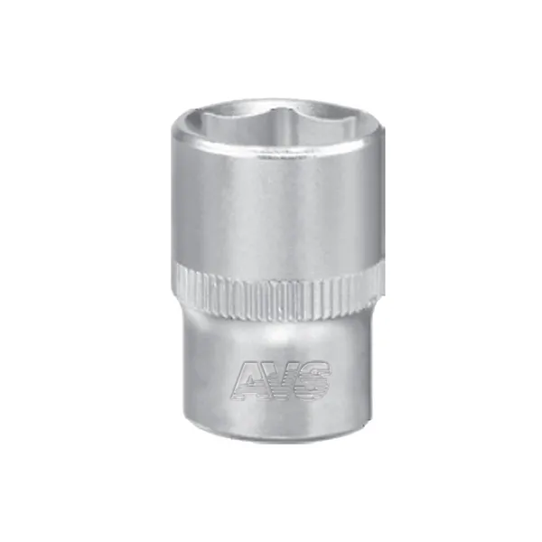 Головка торцевая 6-гранная 1/4''DR (12 мм) AVS H01412
