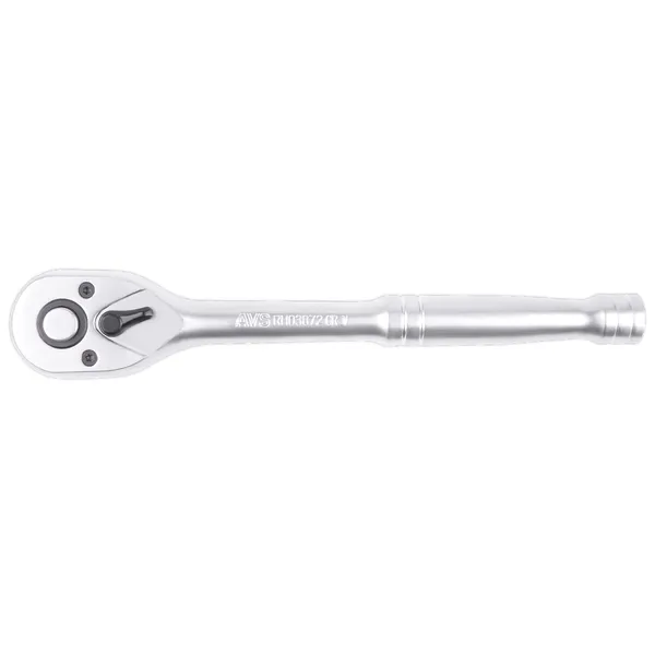 Рукоятка трещоточная 1/4"DR 72 зубца (металлическая ручка) AVS RH01472