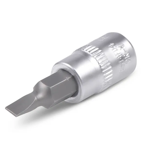 Головка со вставкой 1/4" шлиц (SL4, L=38мм) AVS BS14FD4