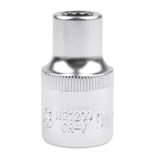 Головка торцевая 12-гранная 1/2''DR (09 мм) AVS H21209
