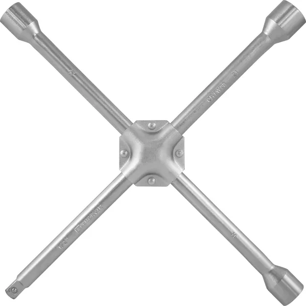 Баллонный ключ усиленный, крестообразный 17x19x21x1/2 DR, 380 мм, Thorvik CRTW38