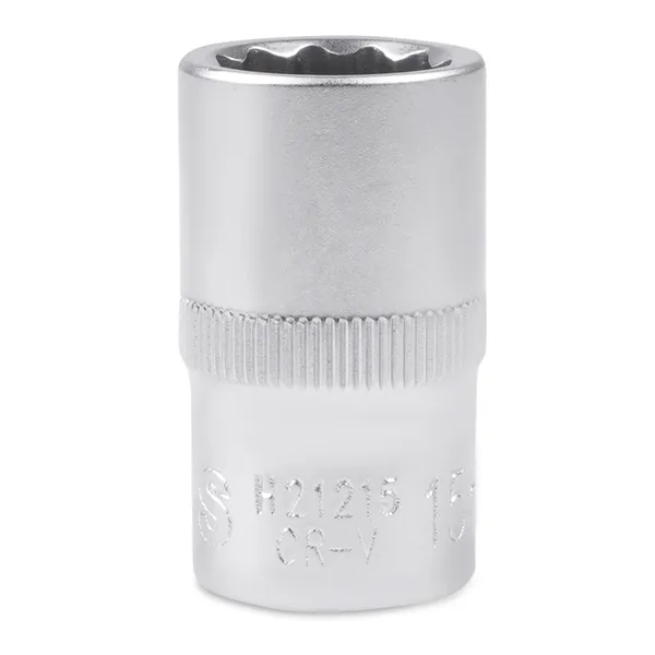 Головка торцевая 12-гранная 1/2''DR (15 мм) AVS H21215