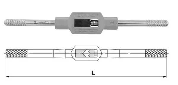 Вороток-держатель для метчиков ручных M1-10, Thorvik TH1 (52865)