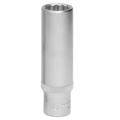 Головка торцевая глубокая 12-гранная 1/2"DR, 24 мм, Thorvik S13S2224 (54182)