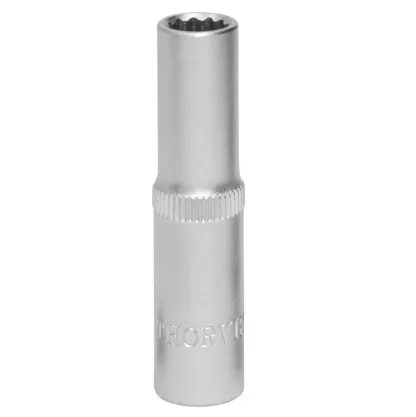 Головка торцевая глубокая 12-гранная 1/4"DR, 4.5 мм. Thorvik S11S22045 (54057)