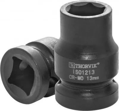 Головка торцевая ударная 1/2"DR, 13 мм, Thorvik IS01213 (53408)