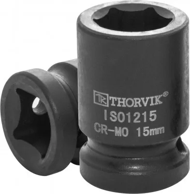Головка торцевая ударная 1/2"DR, 15 мм, Thorvik IS01215 (53410)