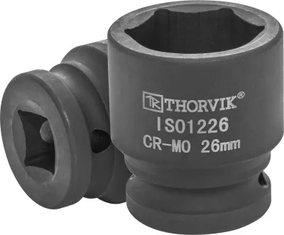 Головка торцевая ударная 1/2"DR, 26 мм, Thorvik IS01226 (53422)