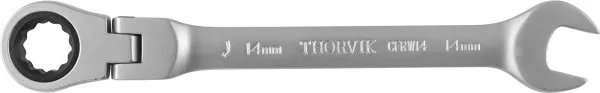 Ключ комбинированный трещоточный карданный, 14 мм, Thorvik CFRW14 (53481)