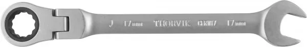 Ключ комбинированный трещоточный карданный, 17 мм, Thorvik CFRW17 (53484)