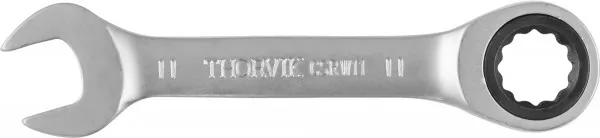 Ключ комбинированный трещоточный короткий, 11 мм, Thorvik CSRW11 (53520)