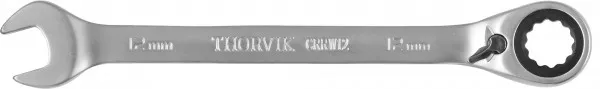 Ключ комбинированный трещоточный с реверсом, 12 мм, Thorvik CRRW12 (53491)