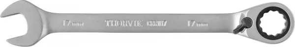 Ключ комбинированный трещоточный с реверсом, 17 мм, Thorvik CRRW17 (53496)