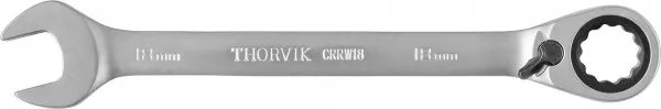 Ключ комбинированный трещоточный с реверсом, 18 мм, Thorvik CRRW18 (53497)