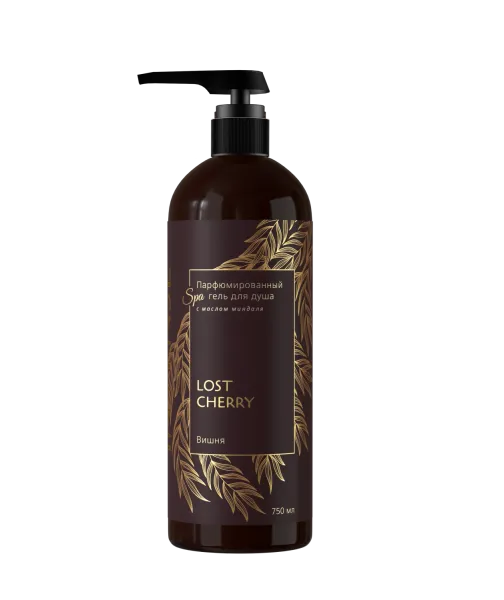 Гель для душа парфюм. Intense "Lost cherry/вишня" 750 мл. с дозатором Clean&Green CG8515