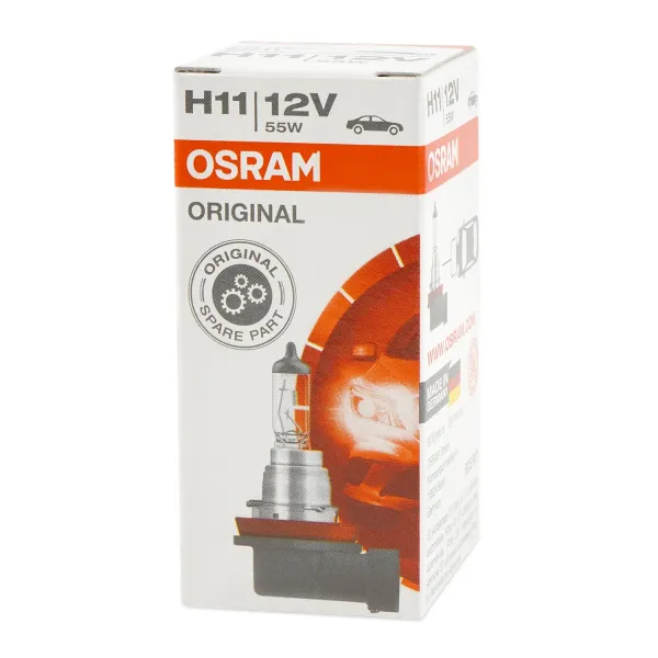 Автолампа галогенная H11 (55W PGJ19-2) ORIGINAL LINE 12V OSRAM