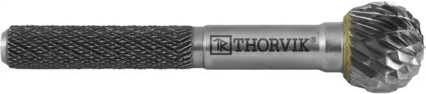 TRRBD10090654-2 Борфреза твердосплавная сферическая, тип D, 10 мм, двойная насечка, в боксе (57015)