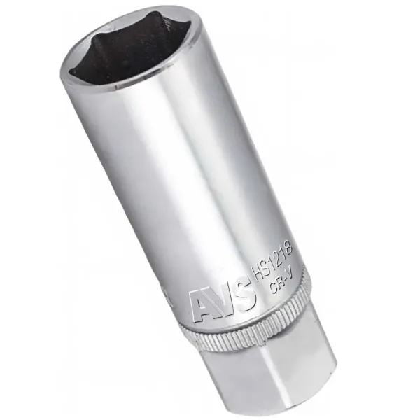 Головка свечная 6-гранная 1/2"DR (18 мм) AVS HS1218