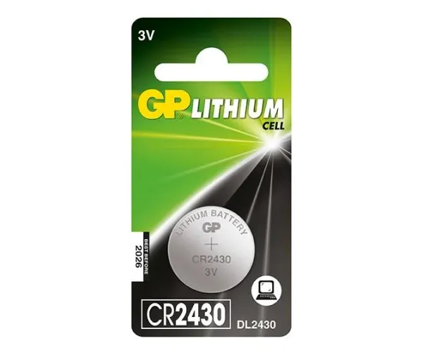 Литиевая дисковая батарейка GP Lithium CR2430 - 1 шт. в блистере