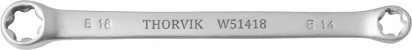 Ключ гаечный накидной TORX® серии ARC, Е14хЕ18, Thorvik W51418 (51300)