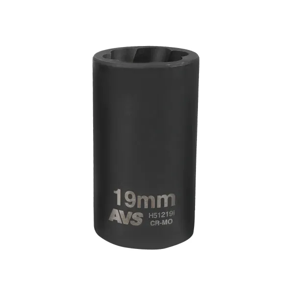 Головка для поврежденных болтов и гаек 1/2"DR (19 мм) AVS H51219I