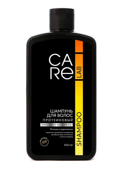 Шампунь для волос Care Lab (формула укрепления PROTEINEX) 500 мл. (флип-топ) Clean&Green CG8584