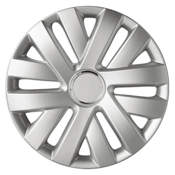 Колпаки на колеса R16 PRIME, 4шт, серебристые, ABS-пластик, AVS CPR-16 - серия Dynamic