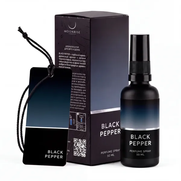 Ароматизатор-парфюм для авто и дома Moonrise "Black Pepper" 50 мл. Master Pro MPD-023