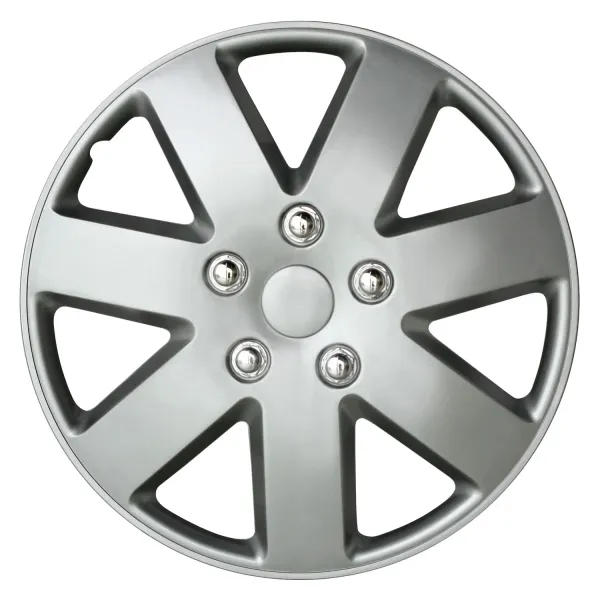 Колпаки на колеса R15 AXIS, 4шт, серебристые, ABS-пластик, AVS CAX-15 - серия Basic