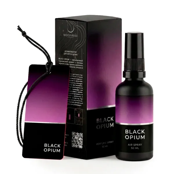 Ароматизатор-парфюм для авто и дома Moonrise "Black Opium" 50 мл. Master Pro MPD-020