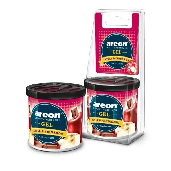 Ароматизатор AREON GEL CAN BLISTER (apple & cinnamon )