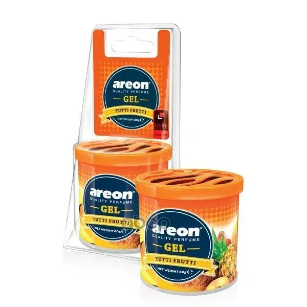 Ароматизатор AREON GEL CAN BLISTER (tutti frutti)