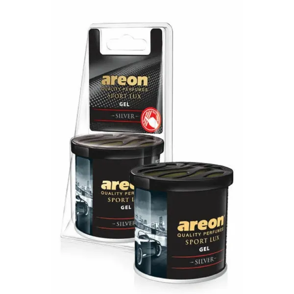 Ароматизатор AREON GEL CAN Sport Lux blister (Силвер)