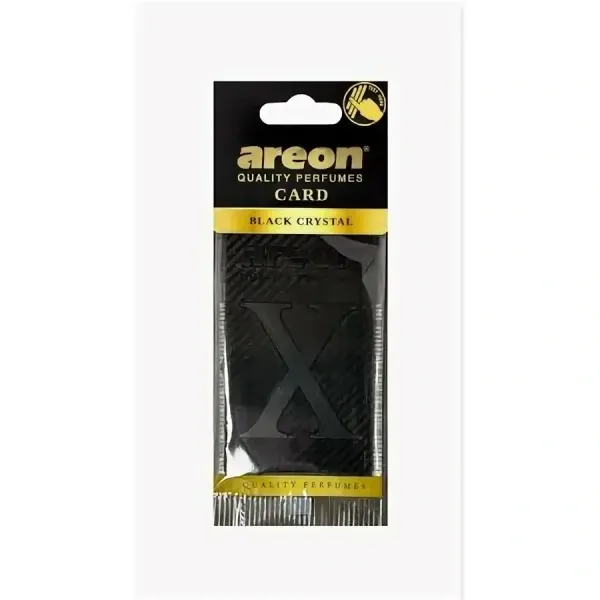 Ароматизатор AREON CARD (black crystal)