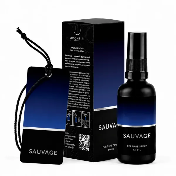Ароматизатор-парфюм для авто и дома Moonrise "Sauvage" 50 мл. Master Pro MPD-022