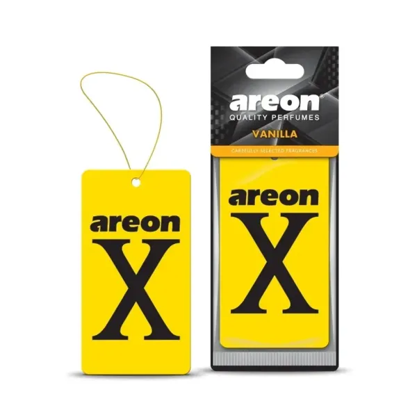Ароматизатор AREON VERSION X YELLOW (ваниль)
