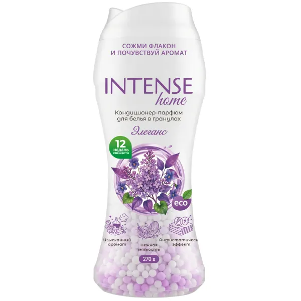 Кондиционер д/белья парфюм. Intense home "Элеганс" (гранулы) 270 гр. Clean&Green CG8567