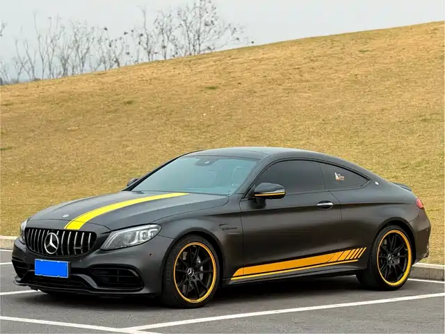 Mercedes-Benz Mercedes-Benz C-Class Amg Mercedes-Benz C-Class Amg 2021 Amg C 63 Coupe Dark Night Special Edition — фото