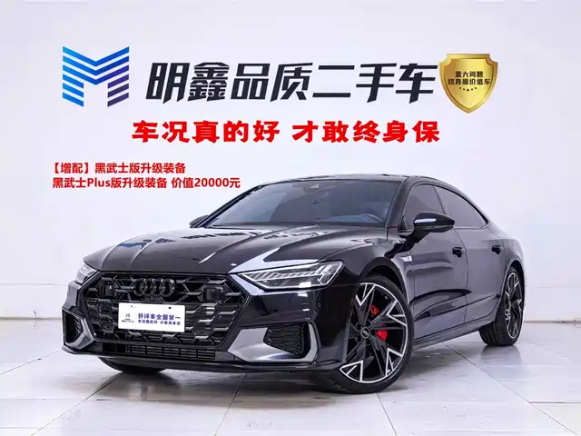 Audi Audi A7l Audi A7l 2024 45 Tfsi Quattro Black Warrior Edition — фото