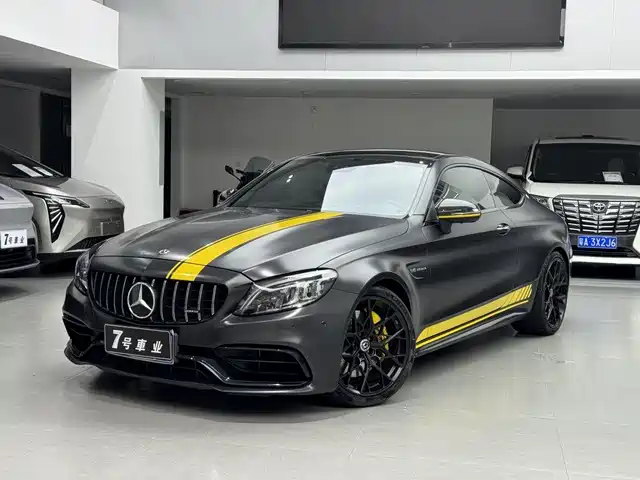 Mercedes-Benz Mercedes-Benz C-Class Amg Mercedes-Benz C-Class Amg 2021 Amg C 63 Coupe Dark Night Special Edition — фото