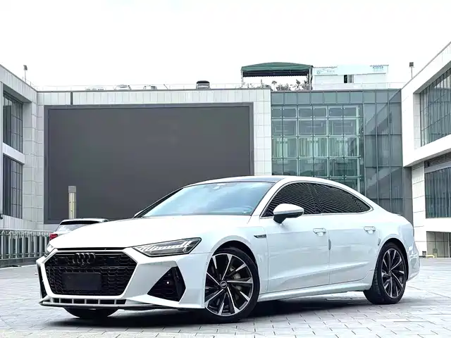 Audi Audi A7l Audi A7l 2022 55 Tfsi Quattro S-Line Zhiyuan Obsidian Suit — фото
